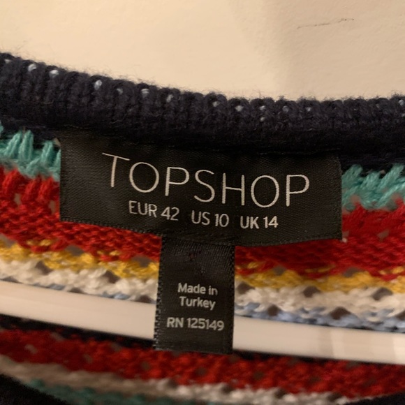 Multi-color knitted top (Top Shop) - Picture 2 of 3